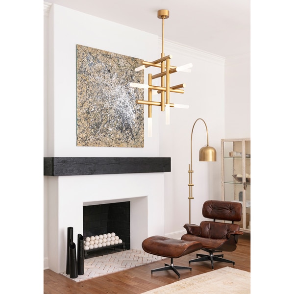 Arc Floor Lamp With Metal Shade